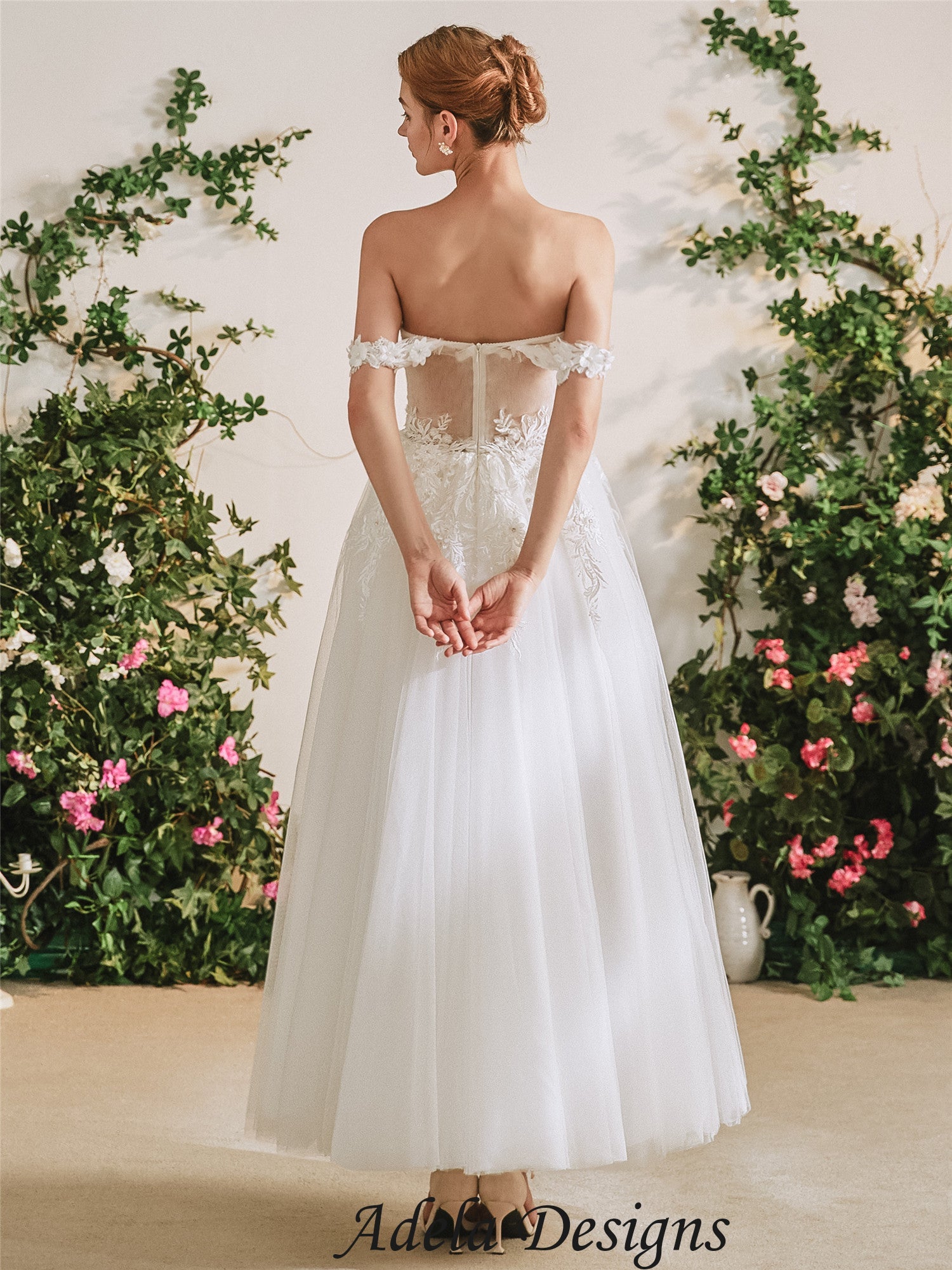 ankle length ball gown wedding dress Ball Gown Ankle Length Wedding Dresses Bridal Shower Dresses Bridal Go  BL  Dress