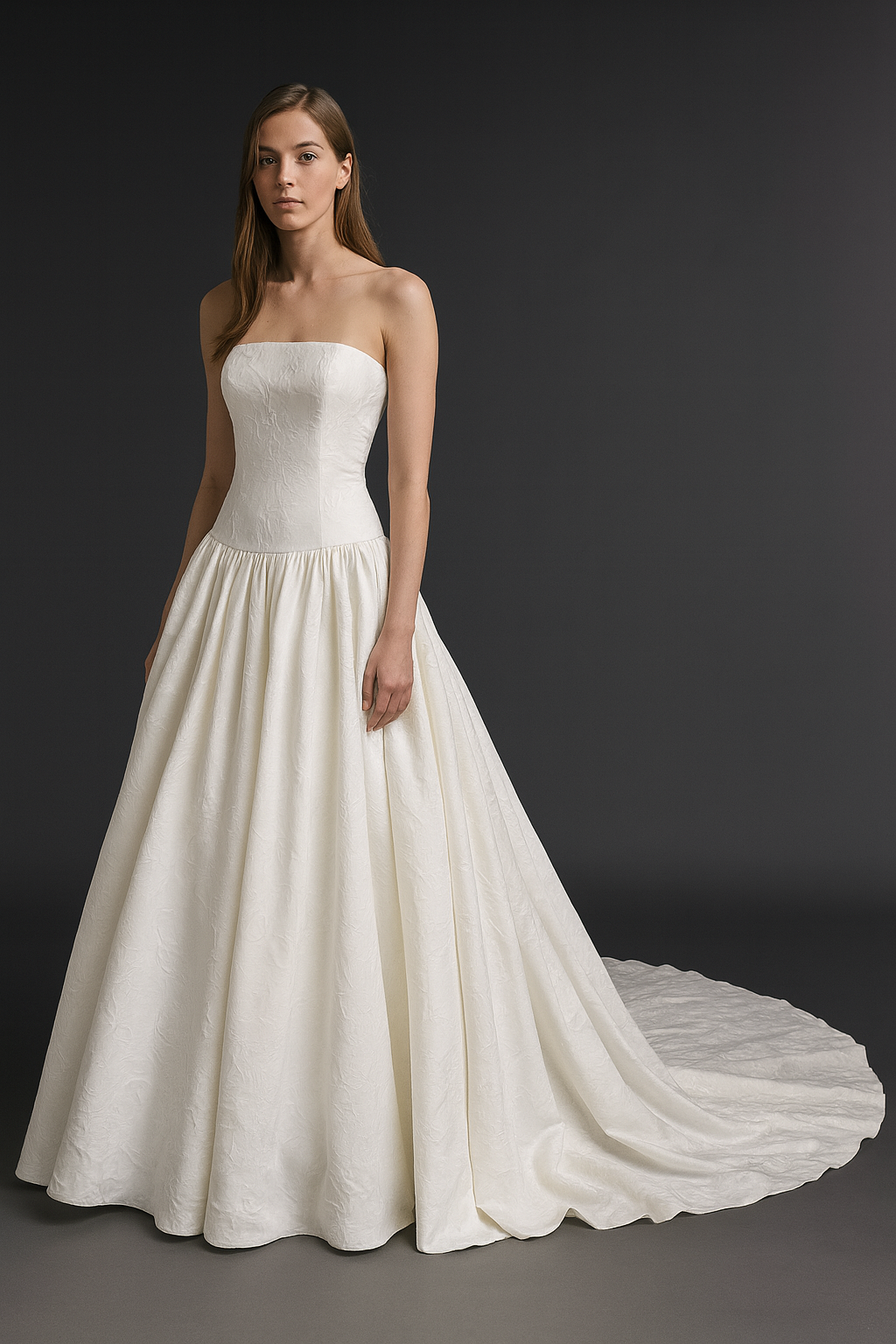 jacquard wedding dress ASTRID Wedding Gown ECLIPSE collection