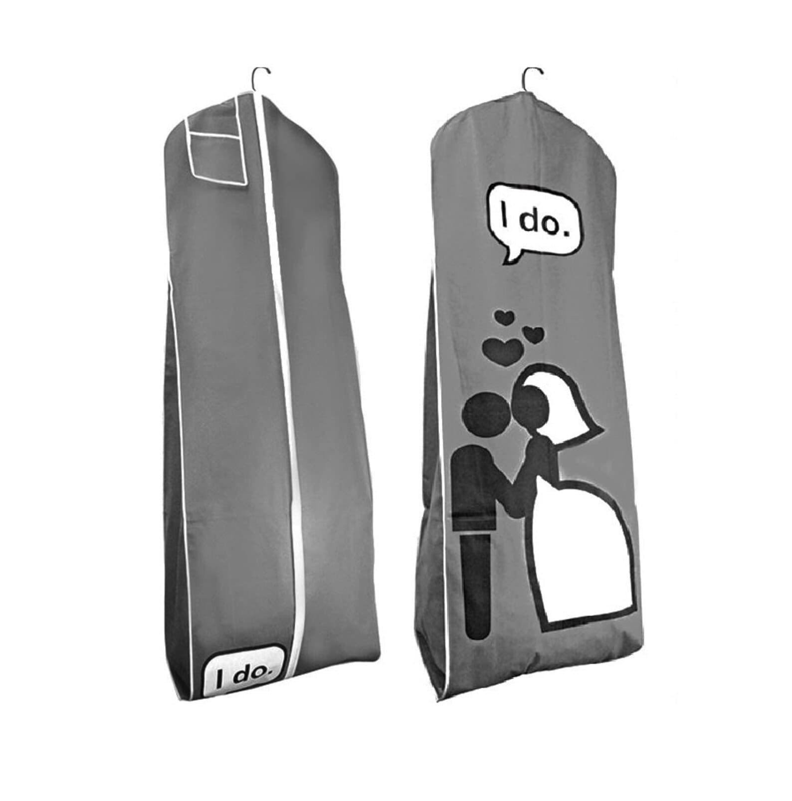 I DO Gray Garment Bag  A & M Enterprises Bridal