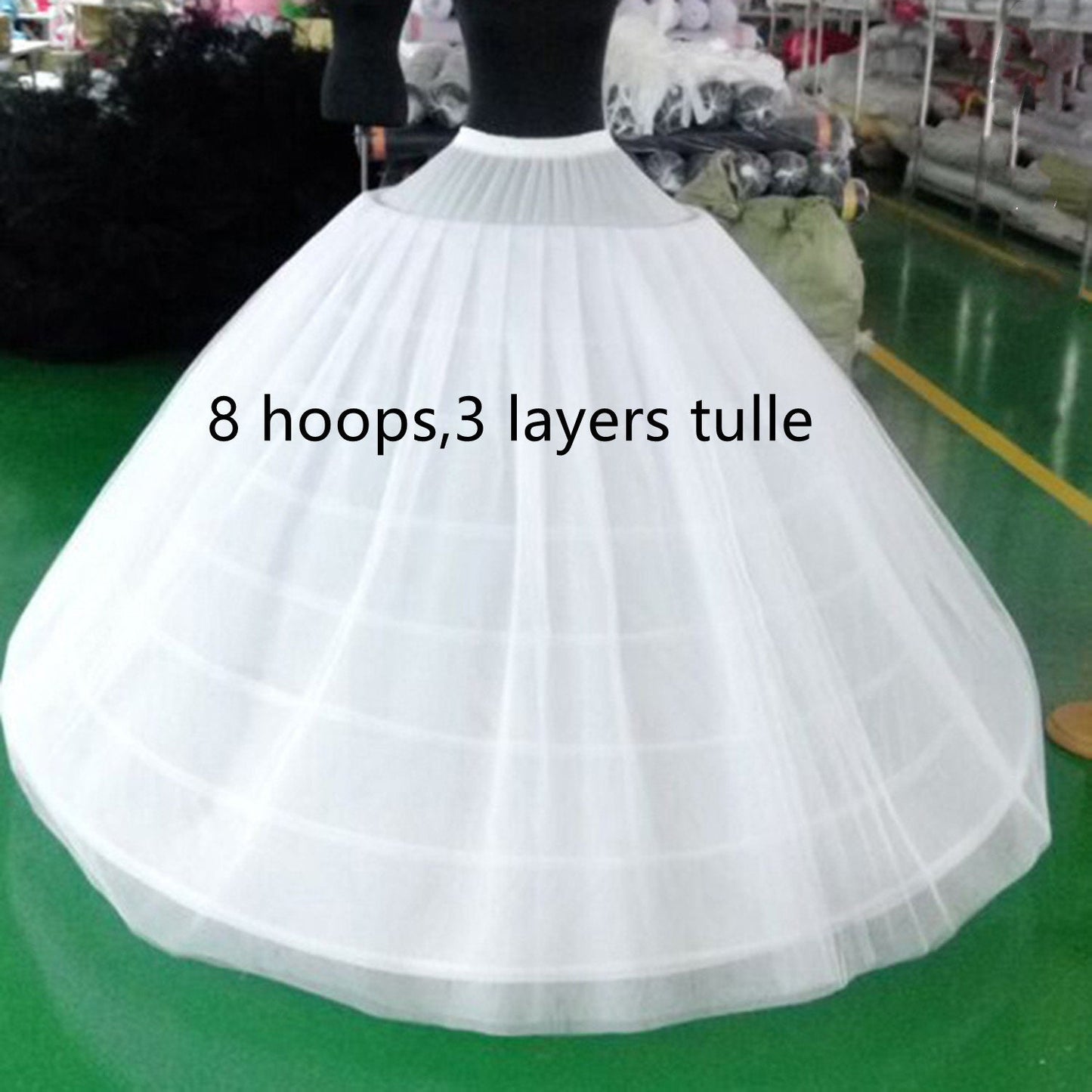 6 hoop Petticoat Slip Ball Gown Full Skirt