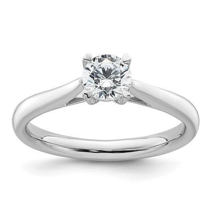 14k Yellow Gold 1/2 Ct Round VS/SI, D E F, True Origin Lab Grown Diamond Solitaire Engagement Ring