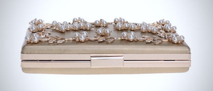 "Angela" - Gold Bridal Handbag Clutch