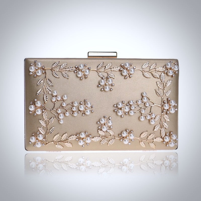 "Angela" - Gold Bridal Handbag Clutch