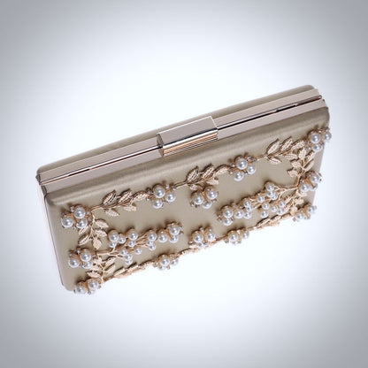 "Angela" - Gold Bridal Handbag Clutch