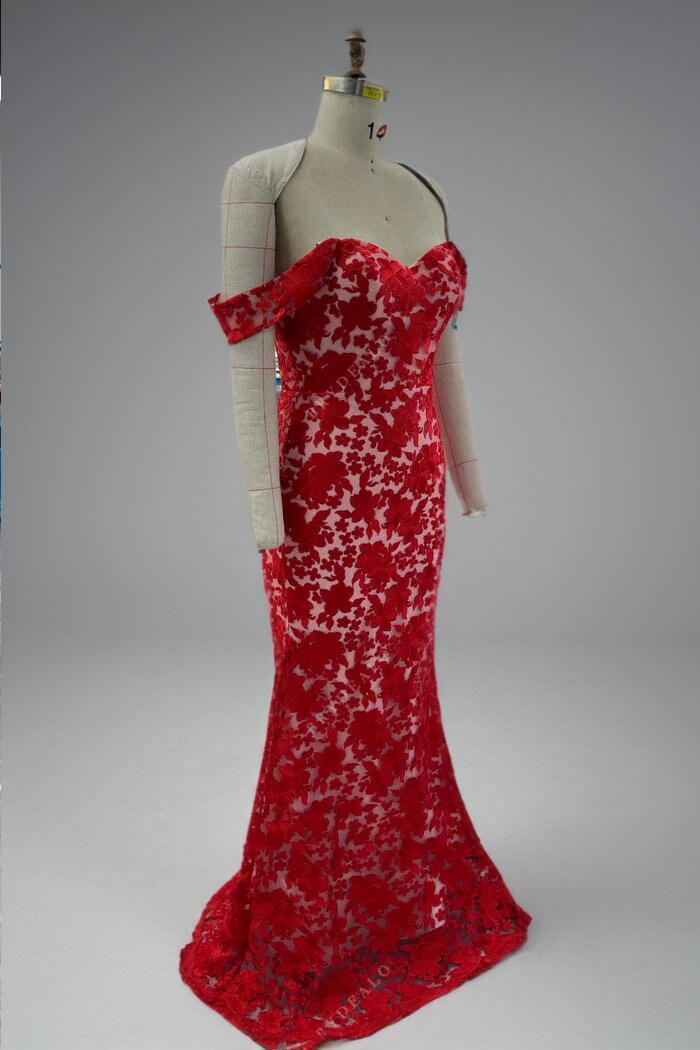 Crimson Blossom Size 12 – A & M Enterprises Bridal