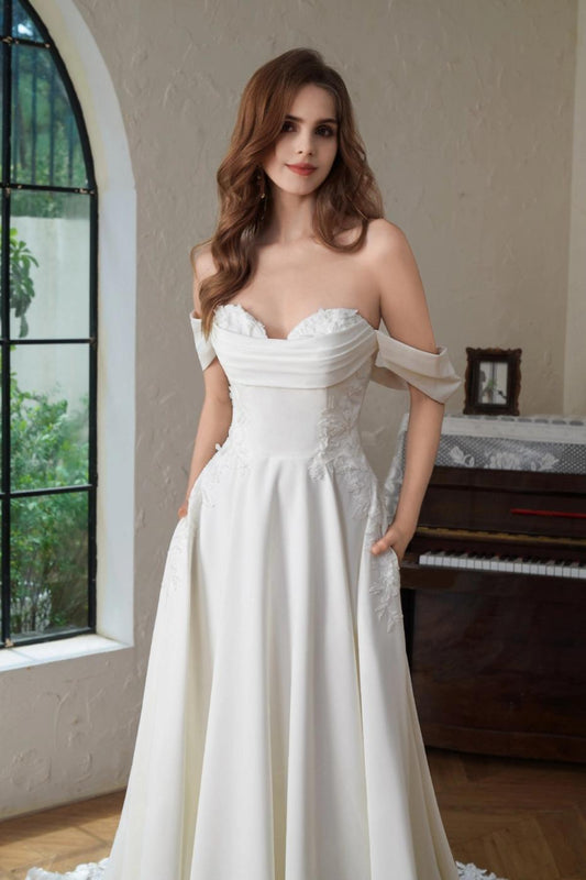 Hélène bodice—draped neckline and smooth crepe waist