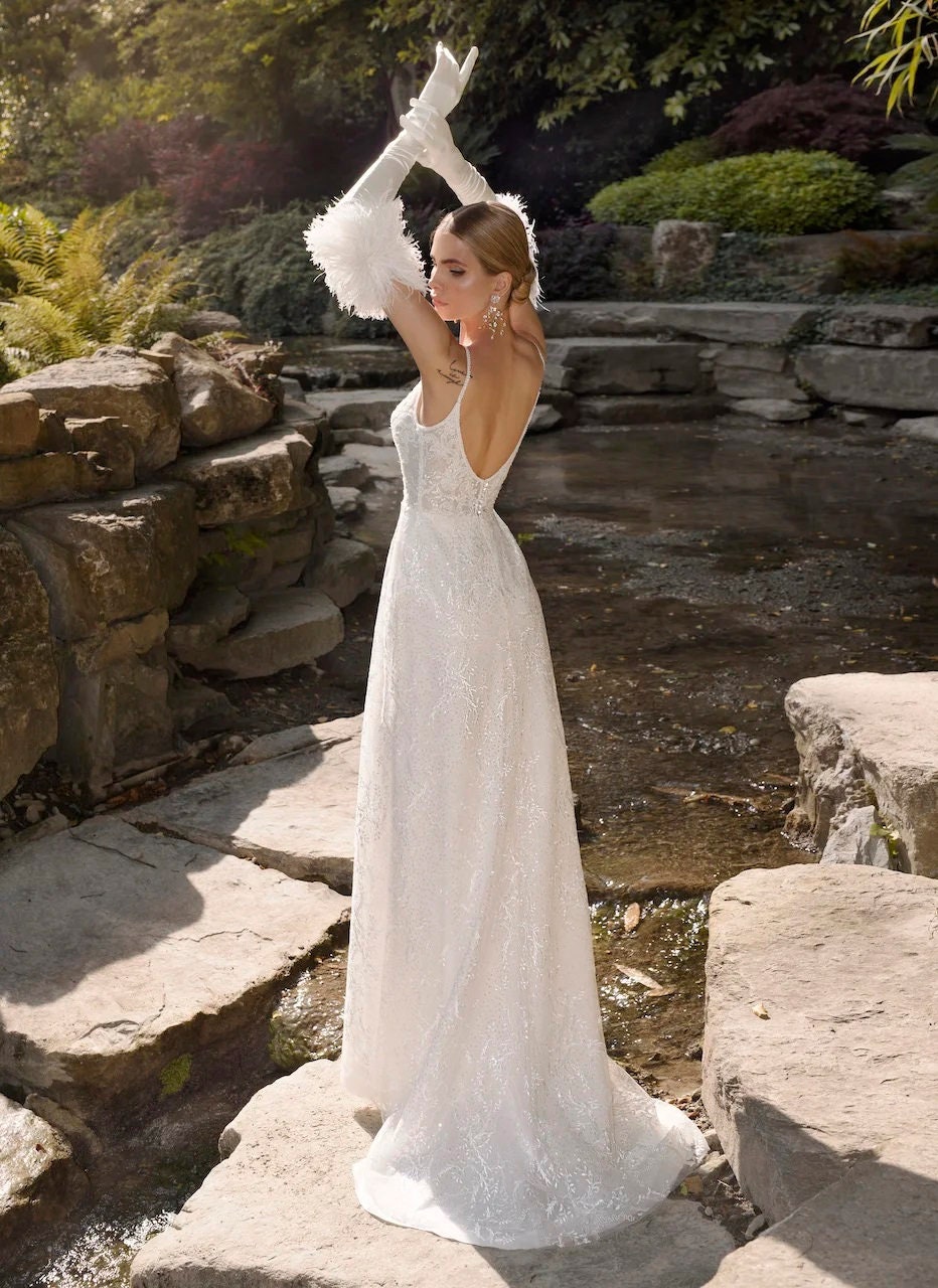 sleeveless lace wedding dress Derby – A & M Enterprises Bridal