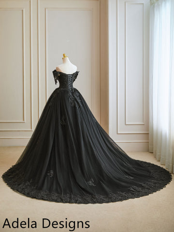 Black Wedding Dresses & Bridal Gowns - Princessly