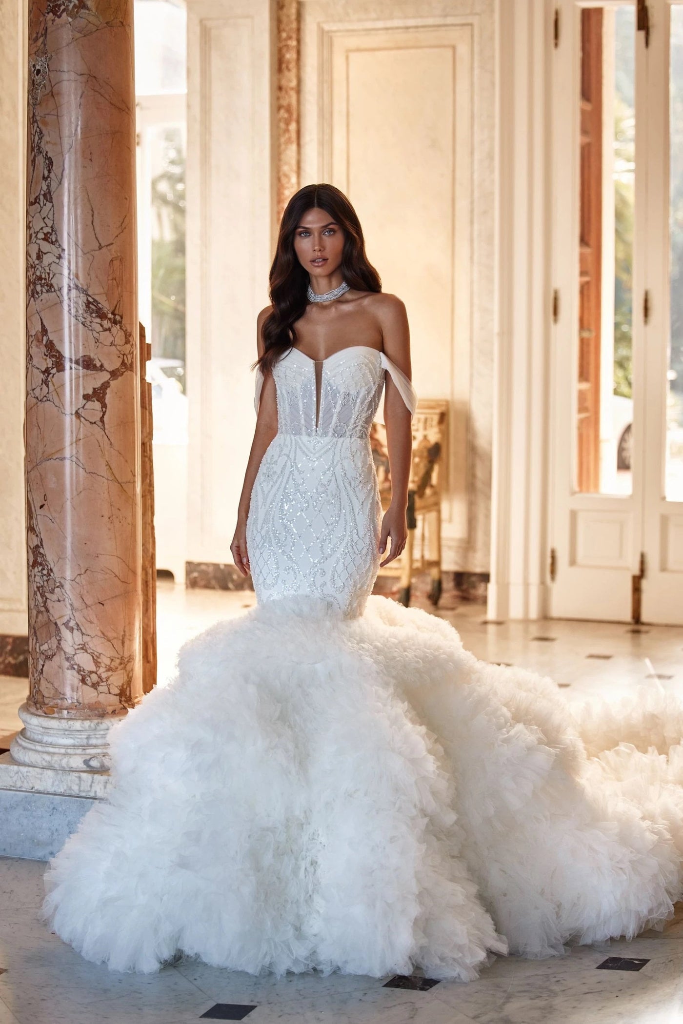 A Purple Wedding Dress makes Fairy Tale Event Design Dreams Come True - Hey  Wedding Lady