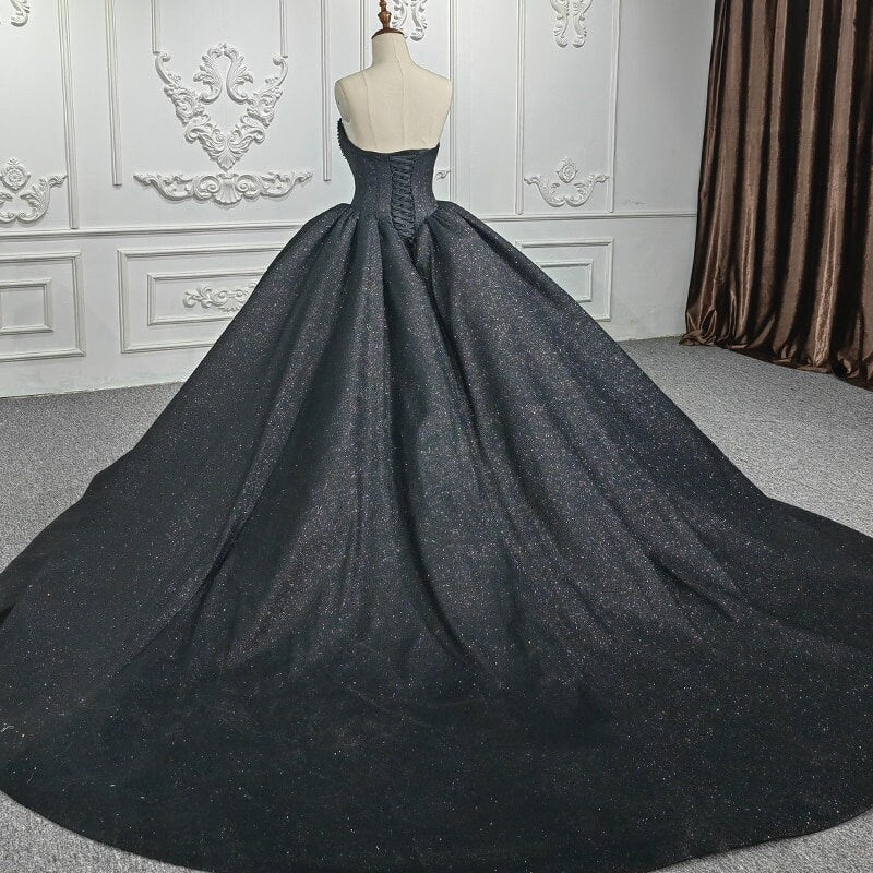 Sweetheart Sparkle Black Silver A & M Enterprises Bridal Sweetheart Sparkle Black Silver A & M Enterprises Bridal