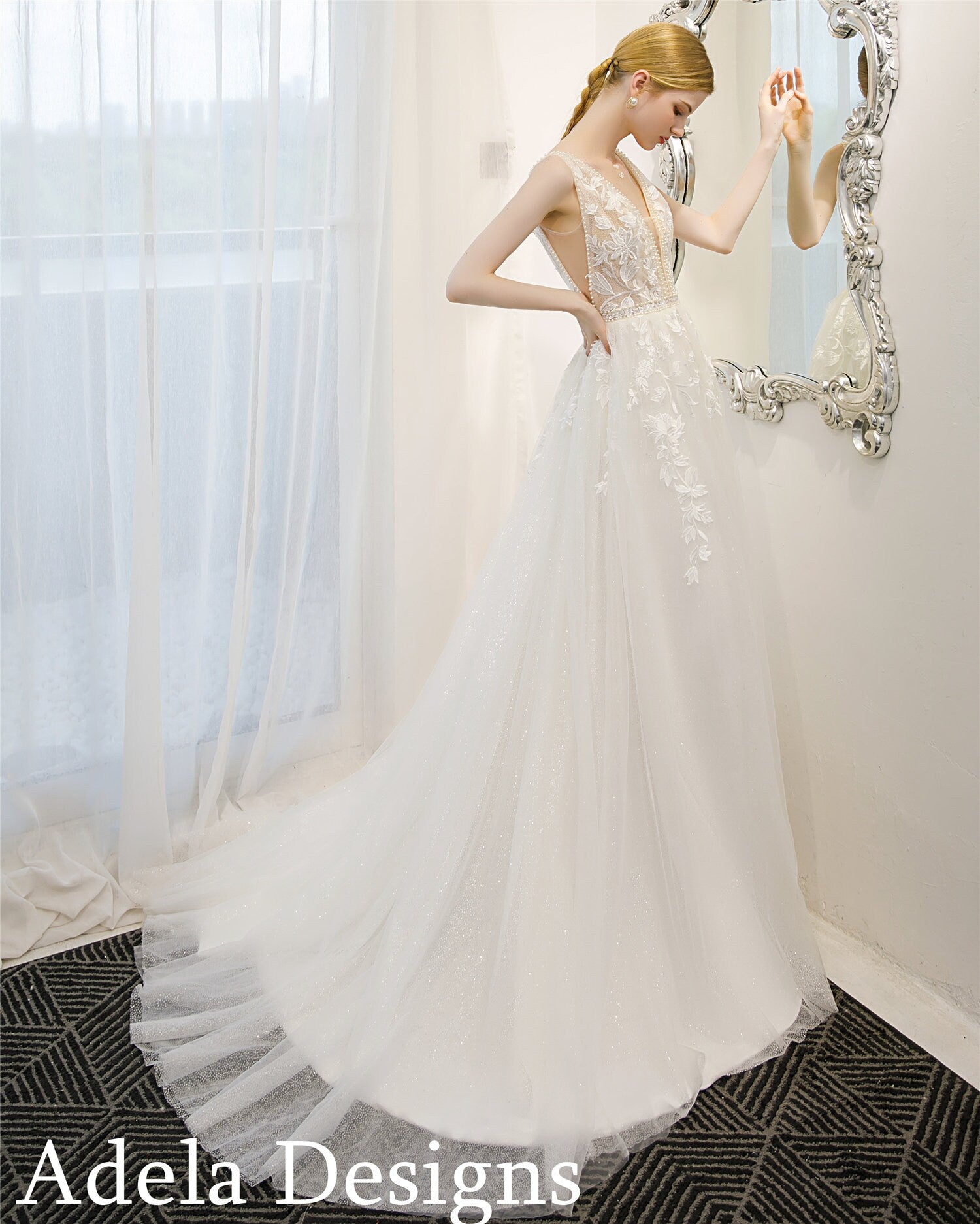 boho glitter wedding dress Sparkly Boho Wedding Dress