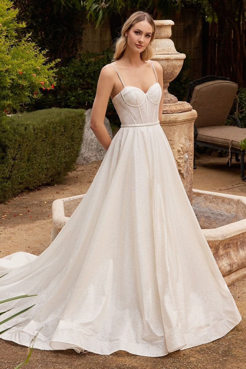 aline princess wedding dress Floral Lace Princess A-line Wedding Dress with Sleeves Ball Gown Bridal Dress AWD1788