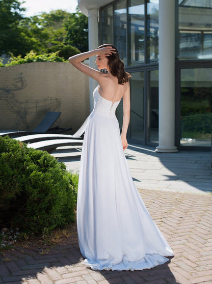 sweetheart empire waist wedding dresses Vintage Dress Empire Waist Beach Weddings Dresses Sweetheart Scoop Neck Lace Capped Shoulder Corset Chiffon Country Wedding Dress Bridal Gown,1129 US